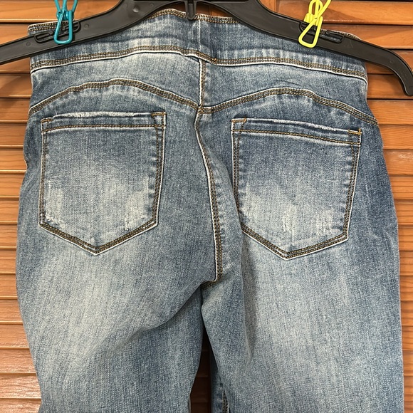 OMG Skinny Ankle Distressed Jeans small Denim - Picture 5 of 9